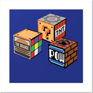 Geeky Cubes Posters and Art